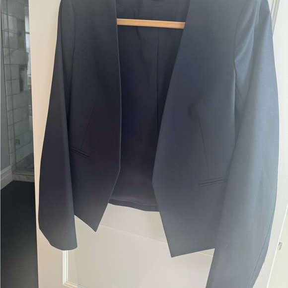 Theory navy blue open blazer - Picture 3 of 6